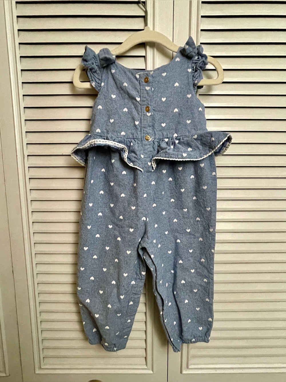 Rachel Zoe Baby Girl Denim One Piece Outfit